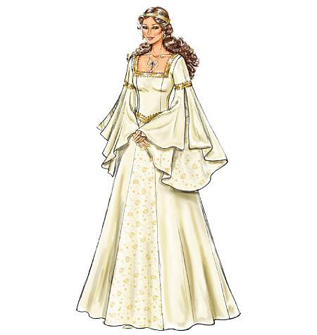 Butterick Pattern: B4571 Misses' Renaissance Costume — jaycotts.co.uk ...