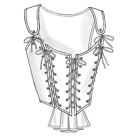Patron Butterick 4669EE - Déguisement Lingerie historique 42 au 48 Patron Butterick 4669EE - Déguisement Lingerie historique 42 au 48