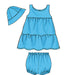 B5017 Infants' Top, Dress, Panties, Shorts, Pants & Hat from Jaycotts Sewing Supplies