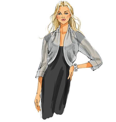 Cartamodello Butterick B5529 - Giacca Donna Taglie L-XXL (42-52) - Foto 5