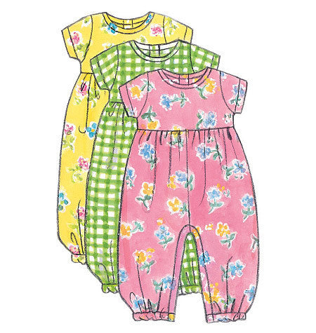 B5624 Infants' Dress, Jumper, Romper, Jumpsuit, Panties, Hat & Bag from Jaycotts Sewing Supplies