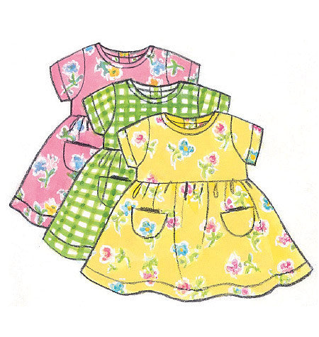 B5624 Infants' Dress, Jumper, Romper, Jumpsuit, Panties, Hat & Bag from Jaycotts Sewing Supplies