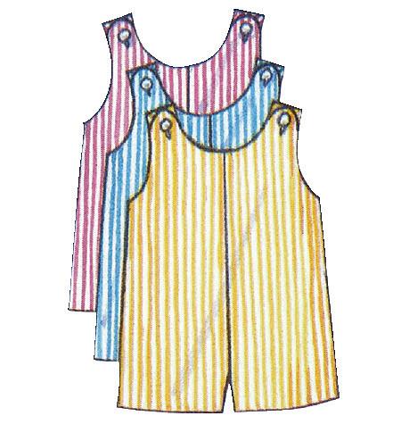 B5625 Infants' Romper, Jumper, Panties & Hat from Jaycotts Sewing Supplies