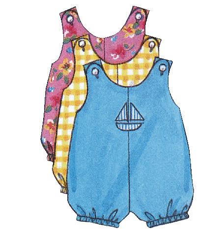 B5625 Infants' Romper, Jumper, Panties & Hat from Jaycotts Sewing Supplies