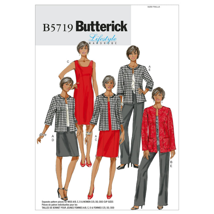 B5719 Women's Wardrobe Pieces | Easy from Jaycotts Sewing Supplies