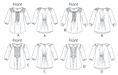 B5861 Womens' Tunic | Average from Jaycotts Sewing Supplies