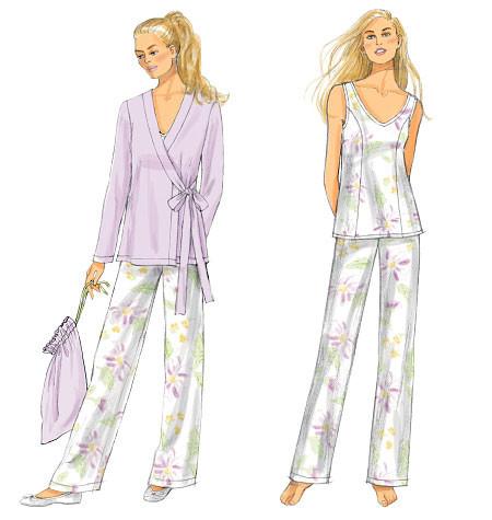 B5963 Misses' Pattern Sleepwear Set | Easy from Jaycotts Sewing Supplies