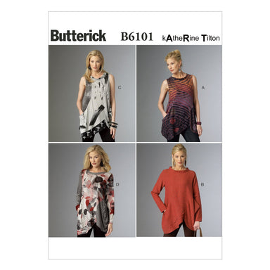 Butterick 6101 Tunic tops pattern from Jaycotts Sewing Supplies