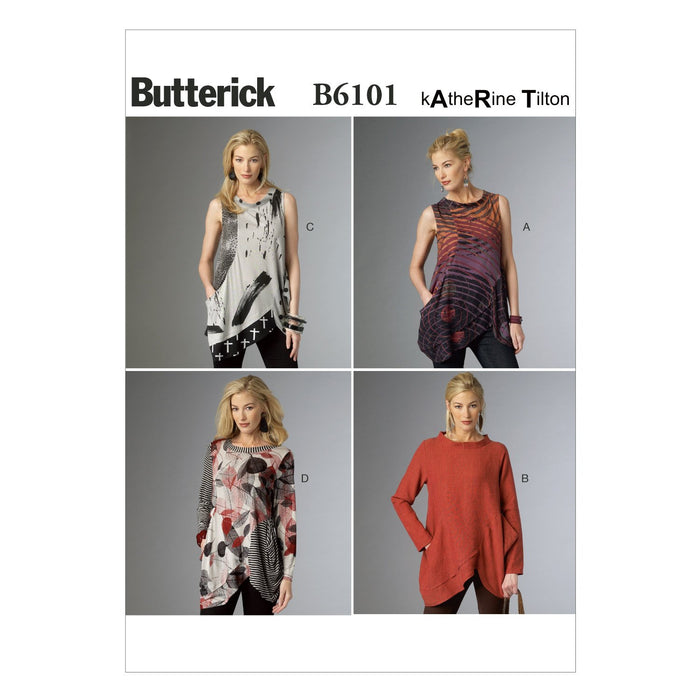 Butterick 6101 Tunic tops pattern from Jaycotts Sewing Supplies