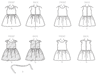 B6201 Children's/Girls' Dress from Jaycotts Sewing Supplies