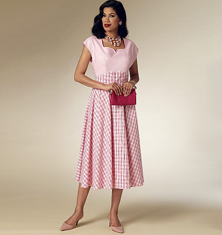 Butterick Pattern: B6212 Misses' Retro Dress — jaycotts.co.uk