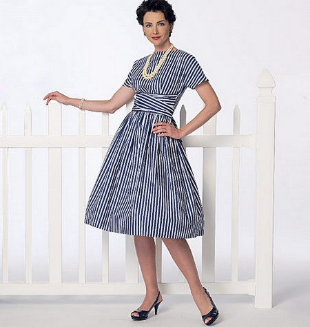 B6318 Misses' Tie-Waist Dress from Jaycotts Sewing Supplies