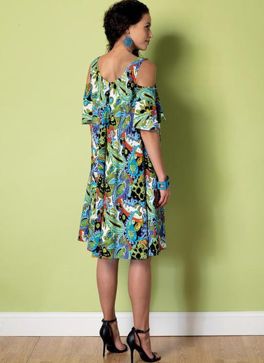 B6350 Sleeveless and Cold Shoulder dresses from Jaycotts Sewing Supplies