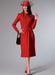 B6374 Misses' Swan-Neck or Shawl Collar Dresses with Asymmetrical Gathers from Jaycotts Sewing Supplies