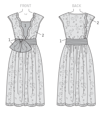 Butterick 6399 Women's 1920's Flapper Dress Pattern jaycotts.co.uk - Sewing Supplies Butterick 6399 Women's 1920's Flapper Dress Pattern jaycotts.co.uk - Sewing Supplies
