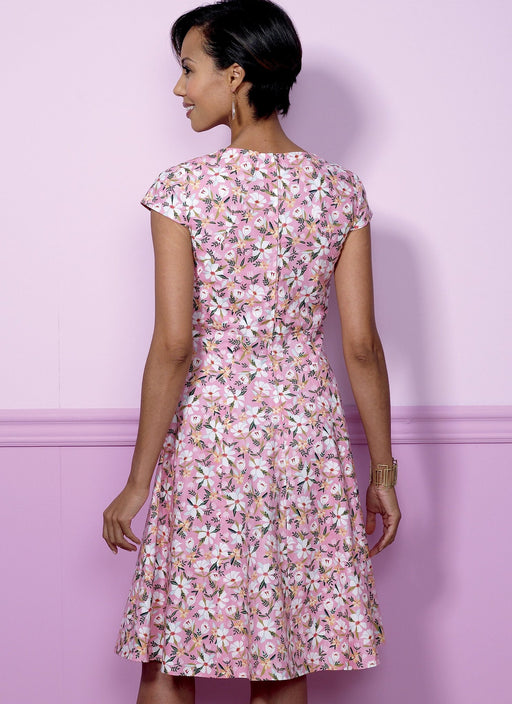 B6448 Misses' Fit-and-Flare, Empire-Waist Dresses from Jaycotts Sewing Supplies