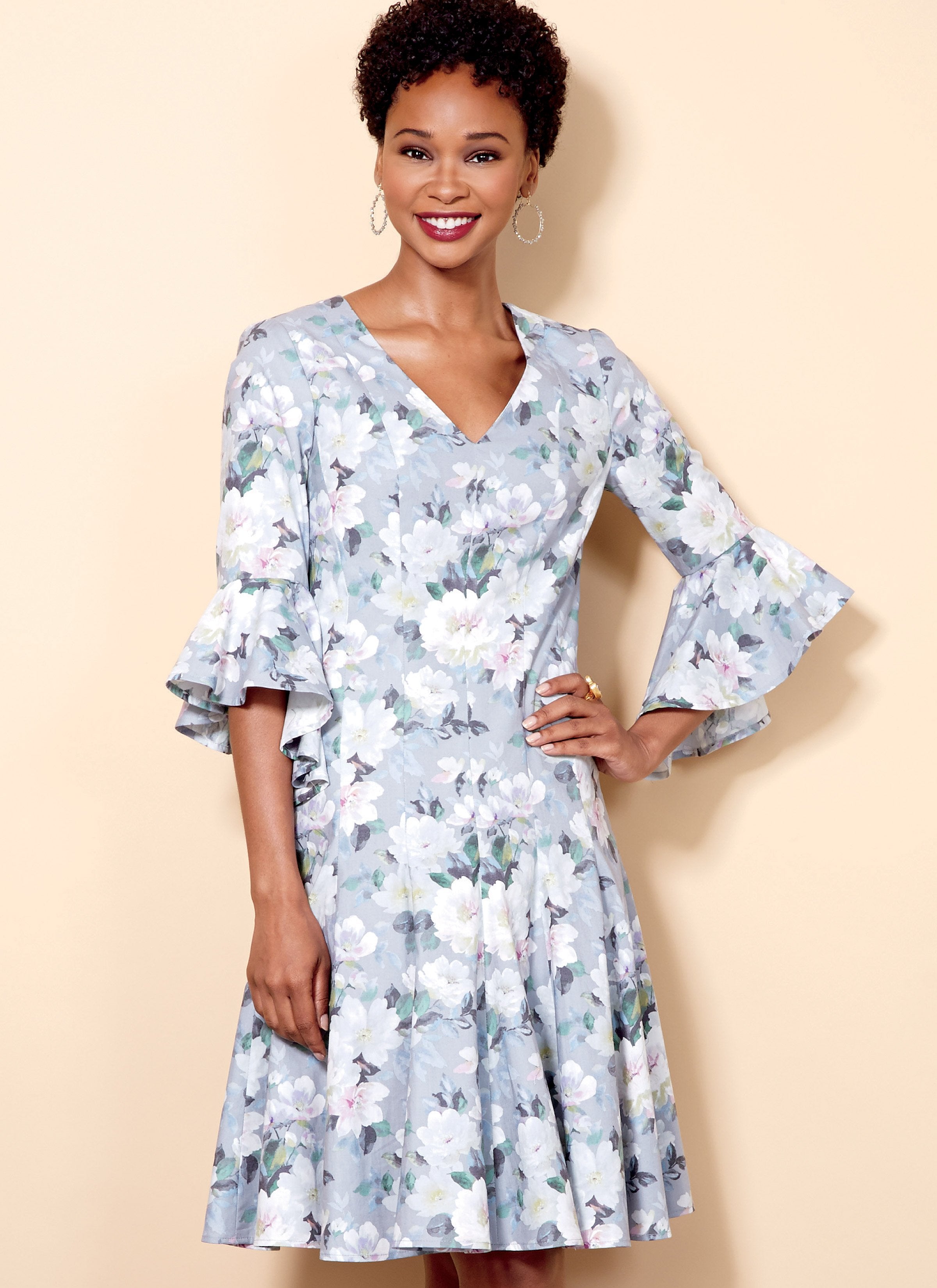 Butterick 6514 Misses'/Miss Petite Paneled Dress Pattern — jaycotts.co ...