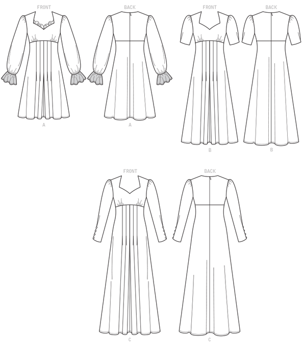 B6586 Misses' Dress Pattern from Jaycotts Sewing Supplies