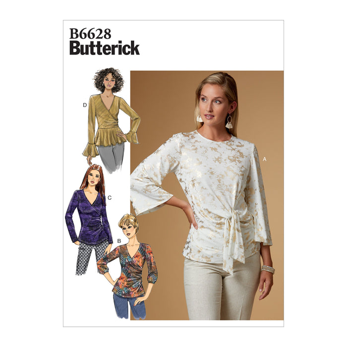 Butterick B6628 Misses' Top sewing pattern from Jaycotts Sewing Supplies