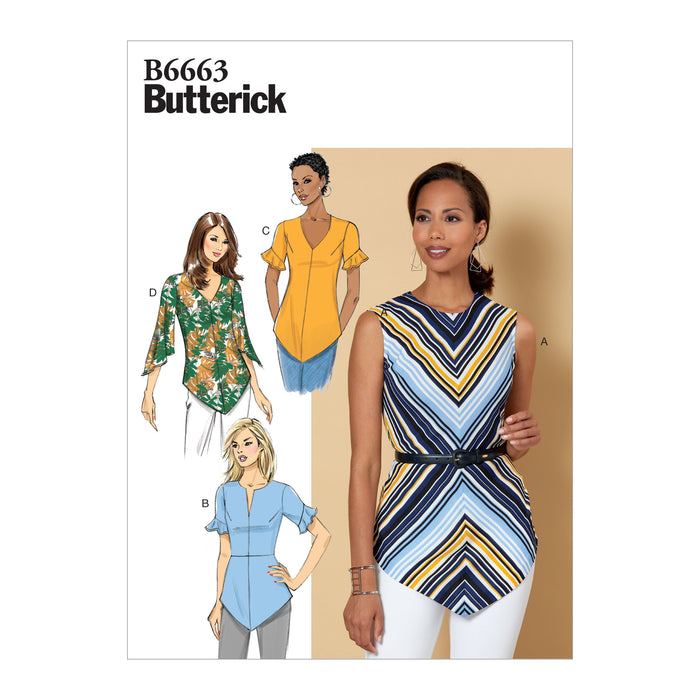 Butterick B6663 Top Sewing Pattern from Jaycotts Sewing Supplies