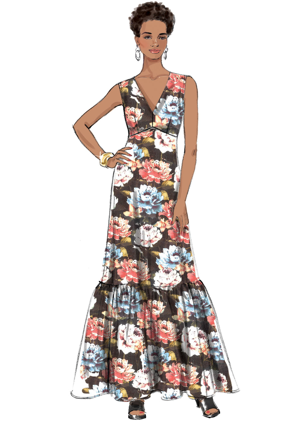 PDB6656, Misses'/Misses' Petite/Women's/Women's Petite Dress