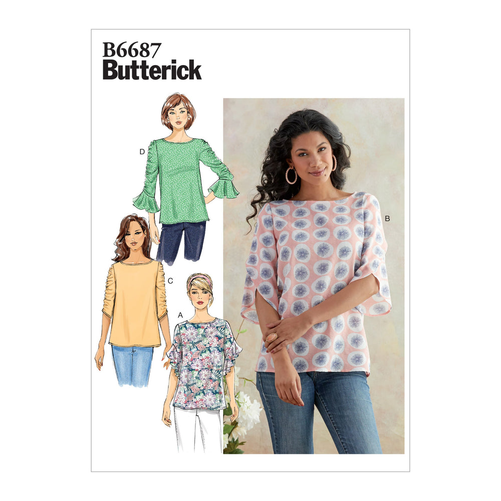 Butterick B6687 Misses' Top | Easy from Jaycotts Sewing Supplies