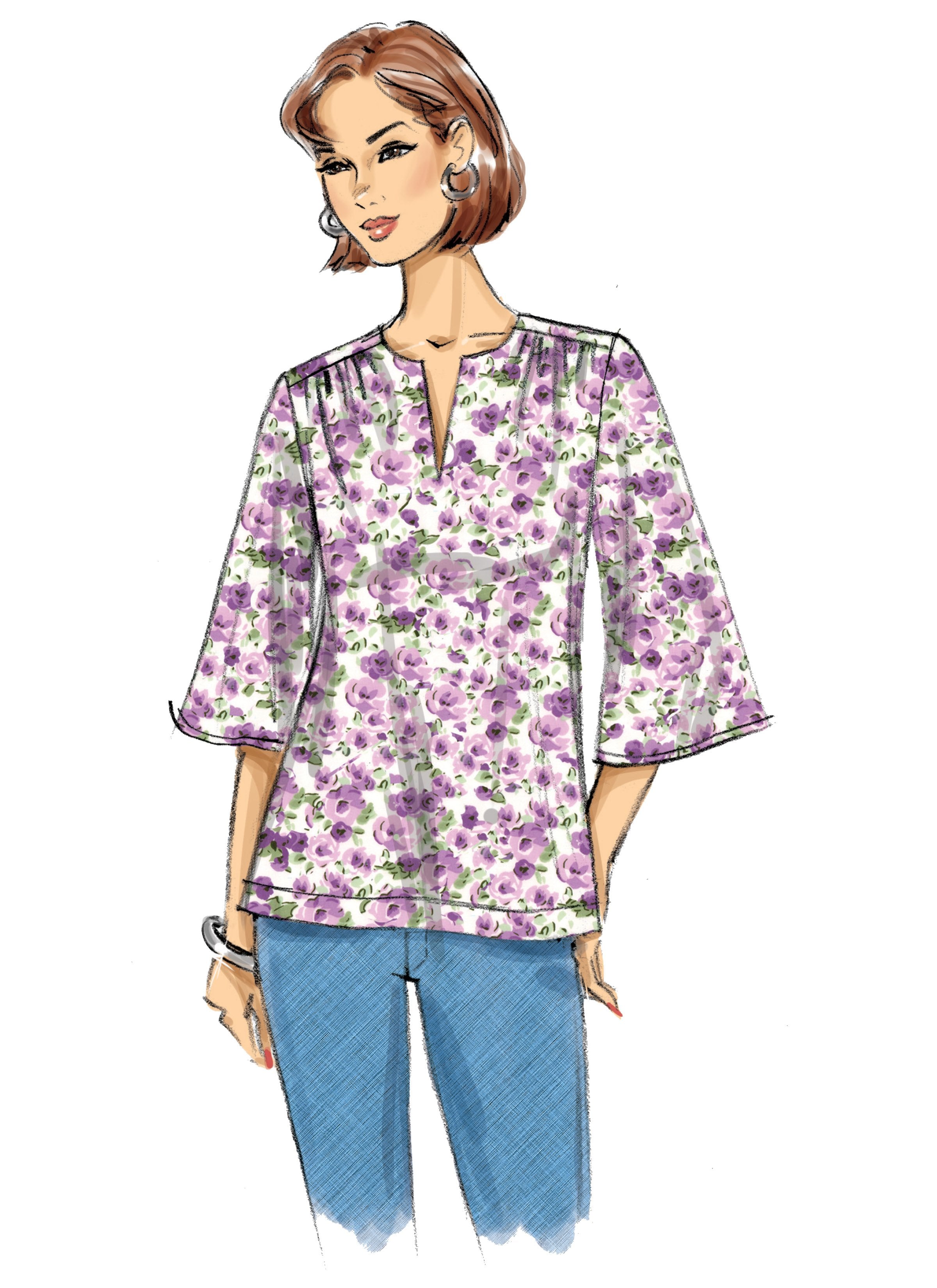 Butterick B6688 Misses' Tops | Easy from Jaycotts Sewing Supplies