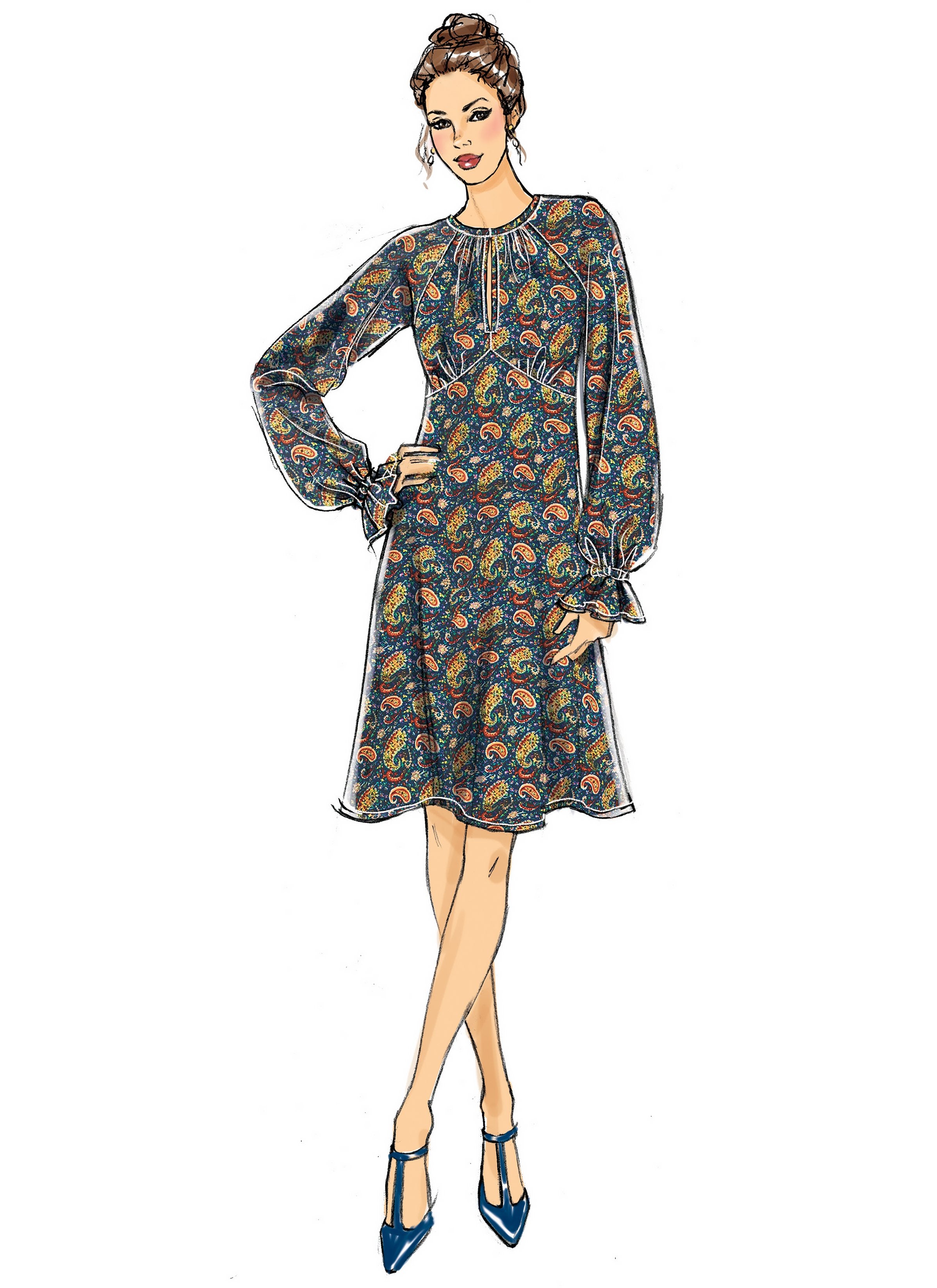 Butterick Sewing Pattern 6705 Dress from Jaycotts Sewing Supplies