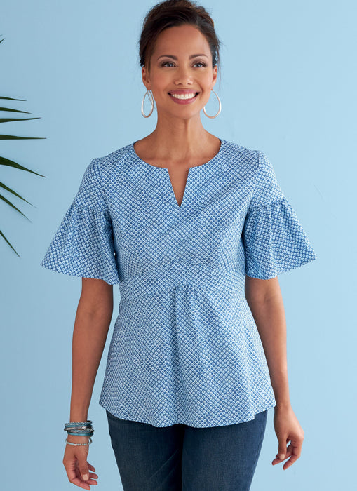 Butterick Sewing Pattern 6732 Misses' Top from Jaycotts Sewing Supplies