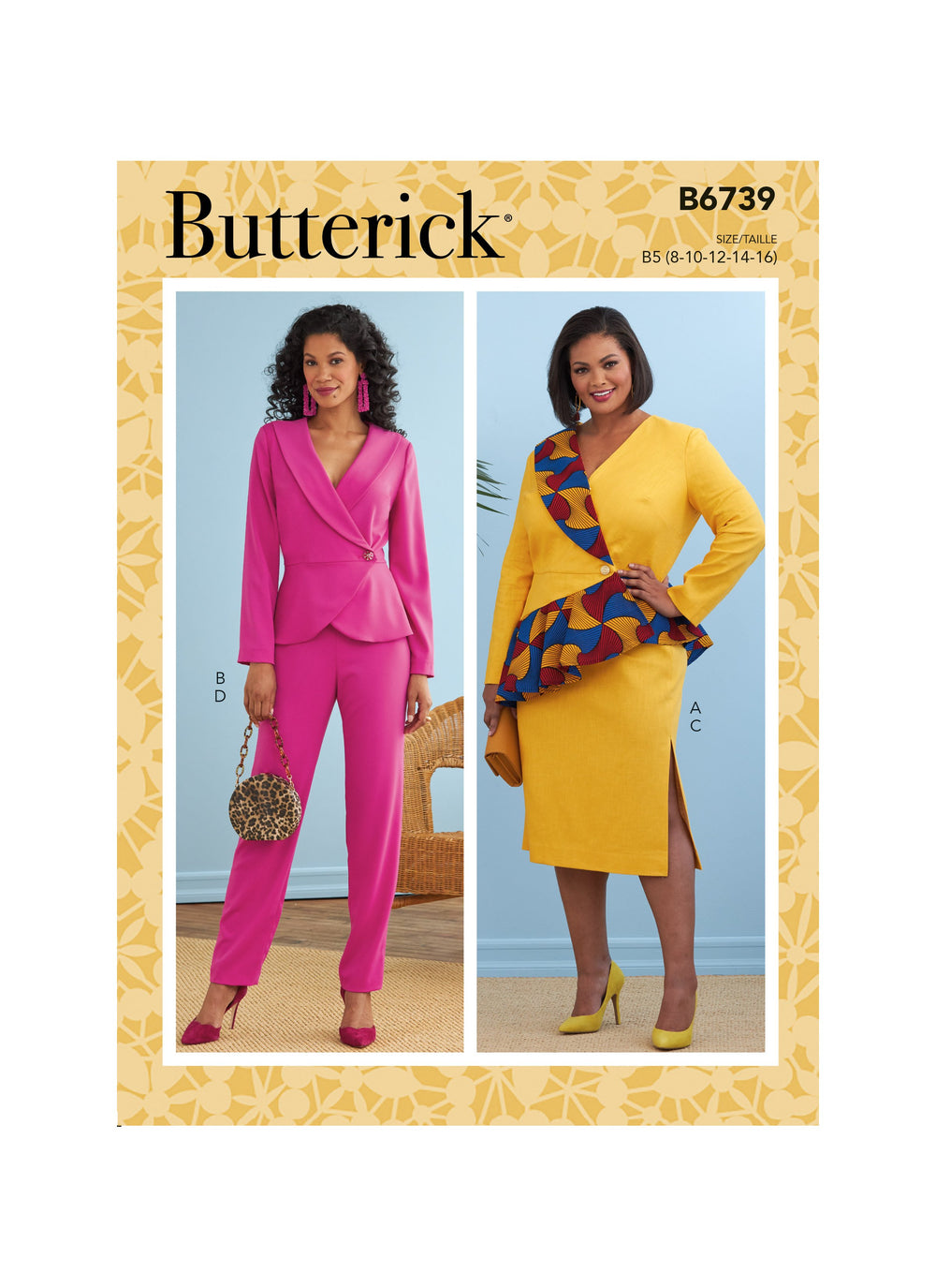 Butterick Sewing Pattern 6739 Jacket, Dress, Top, Skirt and Pants from Jaycotts Sewing Supplies