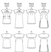 Butterick Sewing Pattern 6755 Misses' Asymmetrical-Detail Tunics from Jaycotts Sewing Supplies