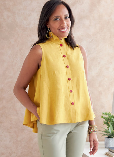 Butterick 6792 Misses' Tops sewing pattern from Jaycotts Sewing Supplies