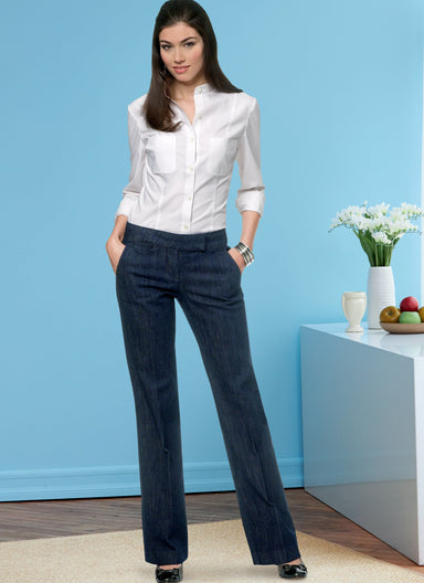 Butterick 6800 Misses' Four-Pocket Jeans and Trousers sewing pattern from Jaycotts Sewing Supplies