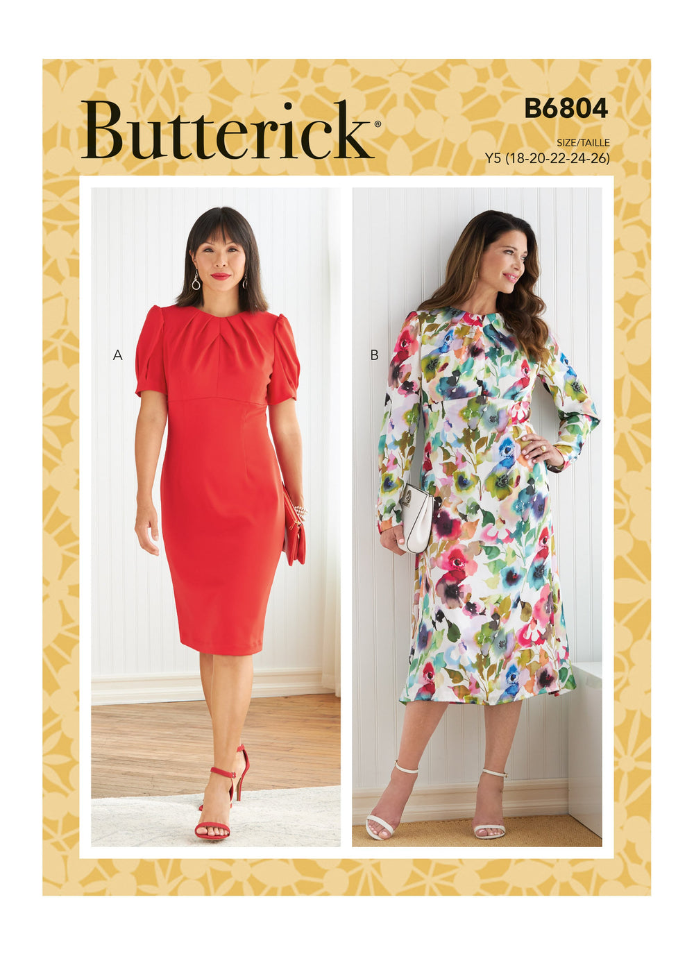 Butterick 6804 Misses Dress Pattern from Jaycotts Sewing Supplies