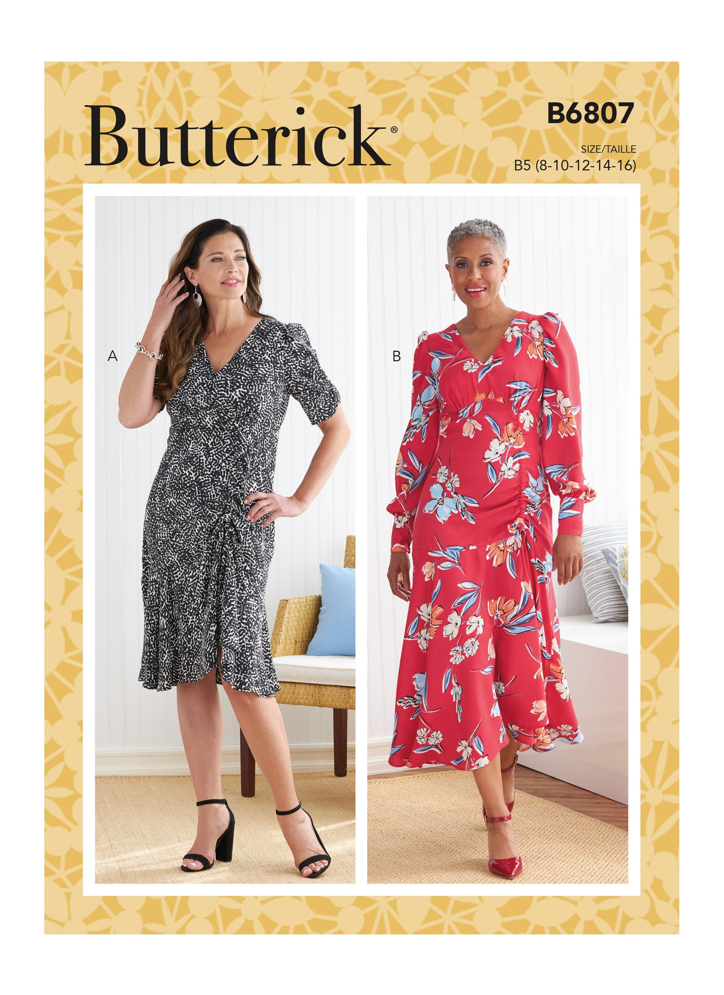 Butterick 6807 Misses Dress Pattern from Jaycotts Sewing Supplies