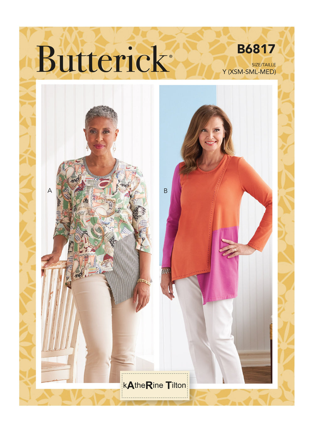 Butterick 6817 Misses Tops Pattern from Jaycotts Sewing Supplies