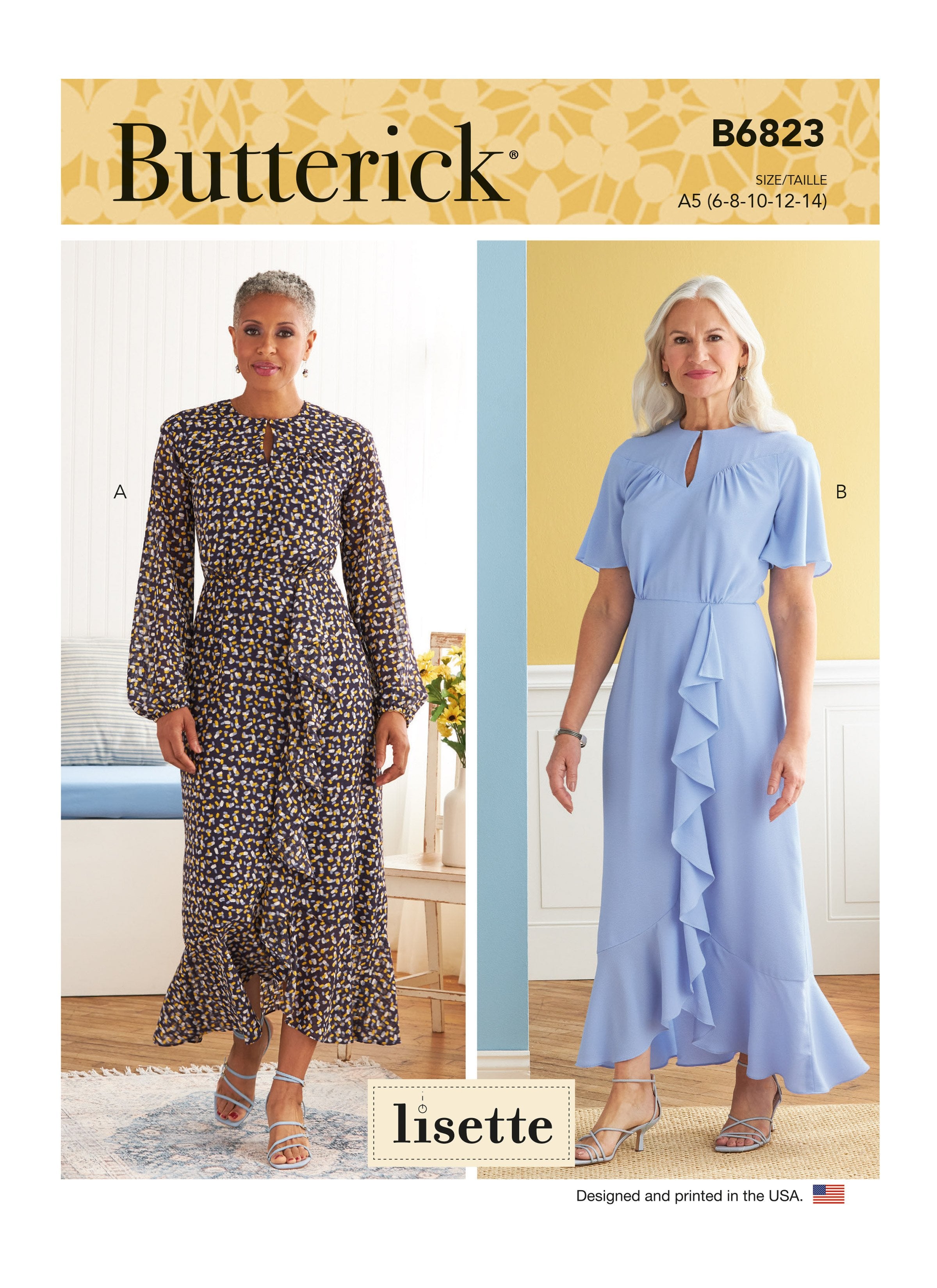 Butterick sewing pattern 6823 Misses' Dress from Jaycotts Sewing Supplies