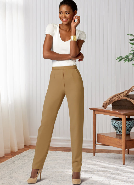 Butterick sewing pattern 6845 Misses' and Women's Tapered Pants from Jaycotts Sewing Supplies