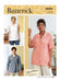 Butterick sewing pattern 6846 Unisex Button-Down Shirts from Jaycotts Sewing Supplies