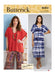 Butterick sewing pattern 6853 V-Neck Pullover Tunic and Dresses from Jaycotts Sewing Supplies