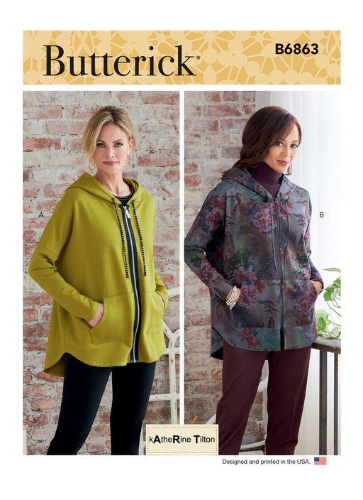 Butterick sewing pattern 6863 Misses' Jacket from Jaycotts Sewing Supplies