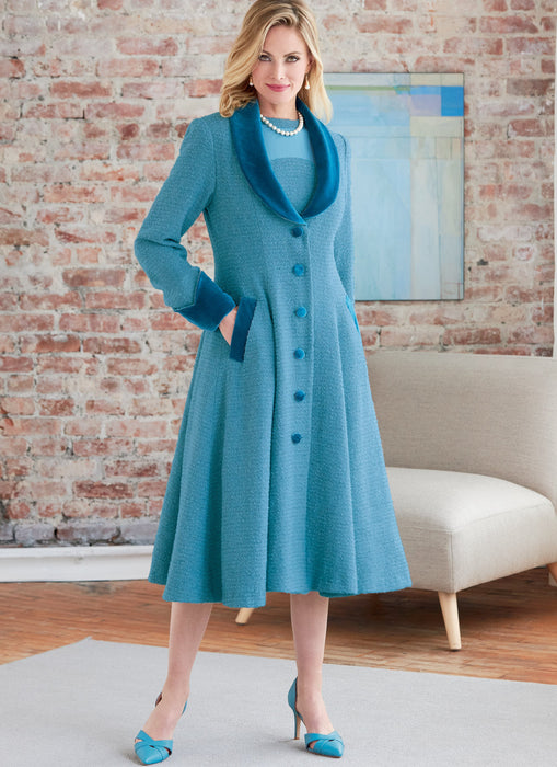 Butterick sewing pattern 6868 Misses' and Women's Coat and Dress from Jaycotts Sewing Supplies