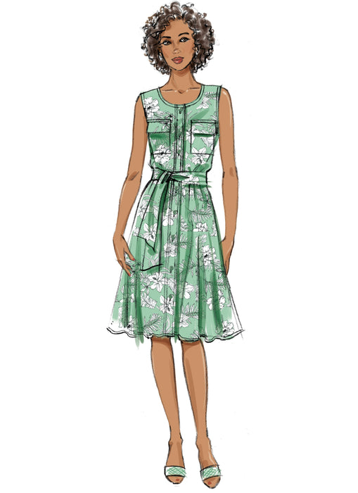 Butterick sewing pattern 6890 Misses' Dress, Jumpsuit and Sash from Jaycotts Sewing Supplies