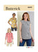 Butterick sewing pattern 6895 Misses' Top from Jaycotts Sewing Supplies