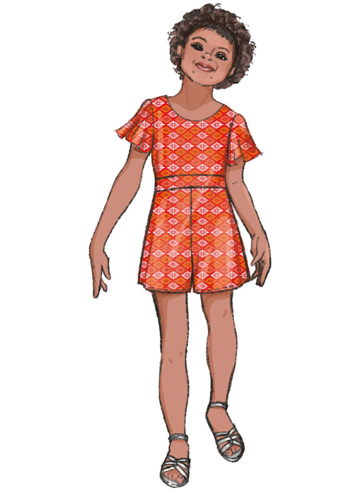 Butterick sewing pattern 6908 Girls' Dress, Jumpsuit and Romper from Jaycotts Sewing Supplies