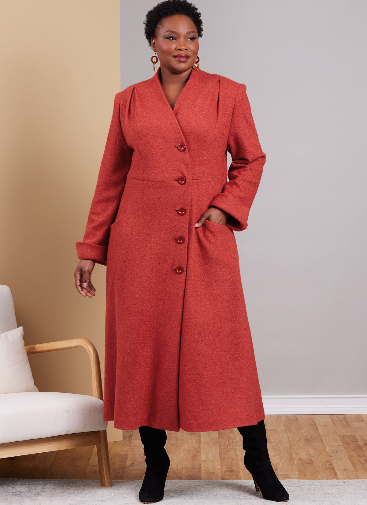 Women's Coat Butterick sewing pattern 6918 — jaycotts.co.uk Sewing