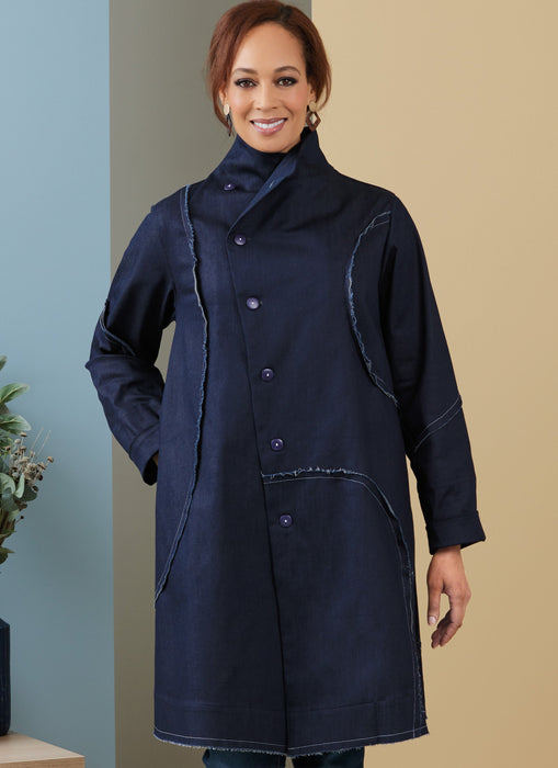 Butterick sewing pattern 6919 Misses' Coat by Katherine Tilton from Jaycotts Sewing Supplies