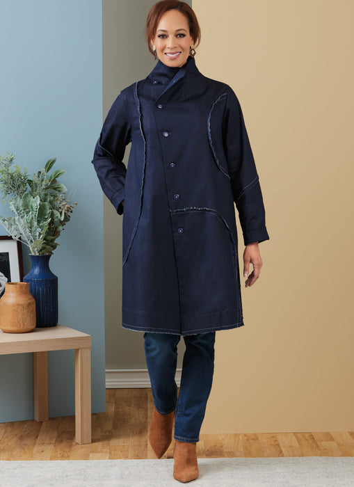 Butterick sewing pattern 6919 Misses' Coat by Katherine Tilton from Jaycotts Sewing Supplies