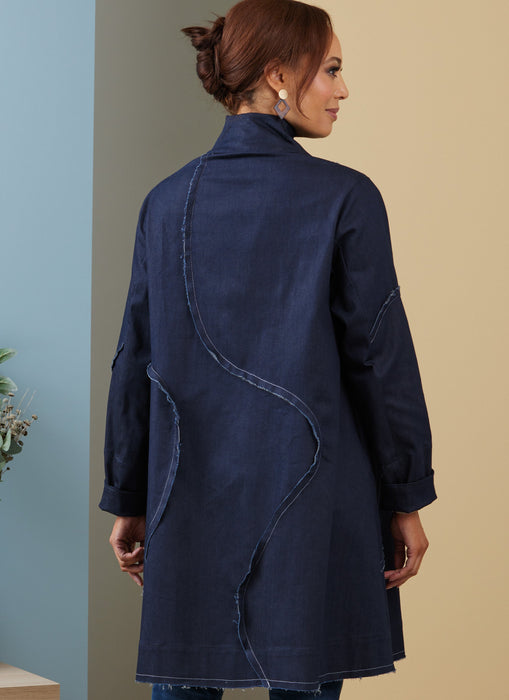 Butterick sewing pattern 6919 Misses' Coat by Katherine Tilton from Jaycotts Sewing Supplies