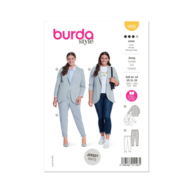 Burda Style Sewing Pattern 5935 Misses' Suit from Jaycotts Sewing Supplies